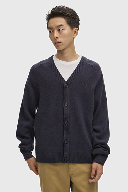 S*S様 Fred Perry ブラック カーディガン　最終値下げ Saddle Sleeve Cardigan(S 608：NAVY): | FRED PERRY JAPAN | フレッド