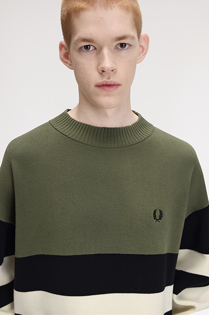 Tipped Graphic Jumper