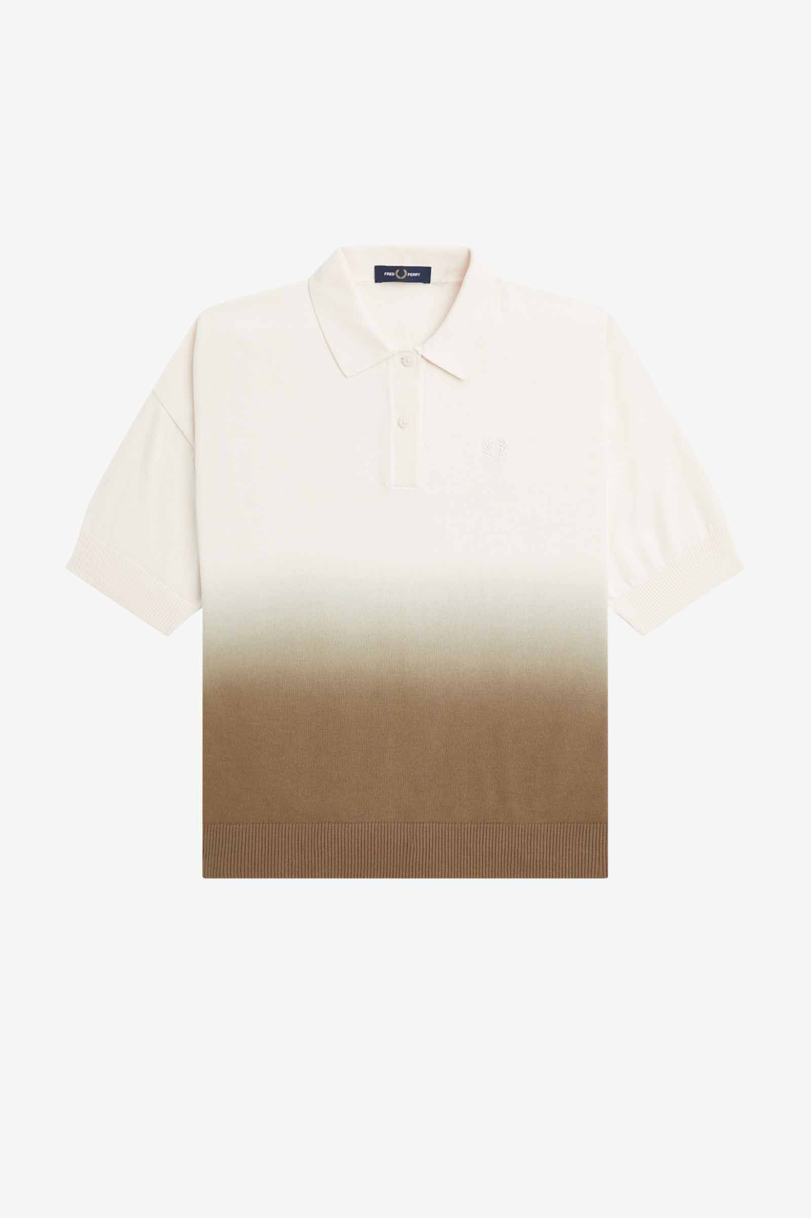 Ombre Knitted Shirt(10 R33：SILKY PEACH): | FRED PERRY JAPAN 