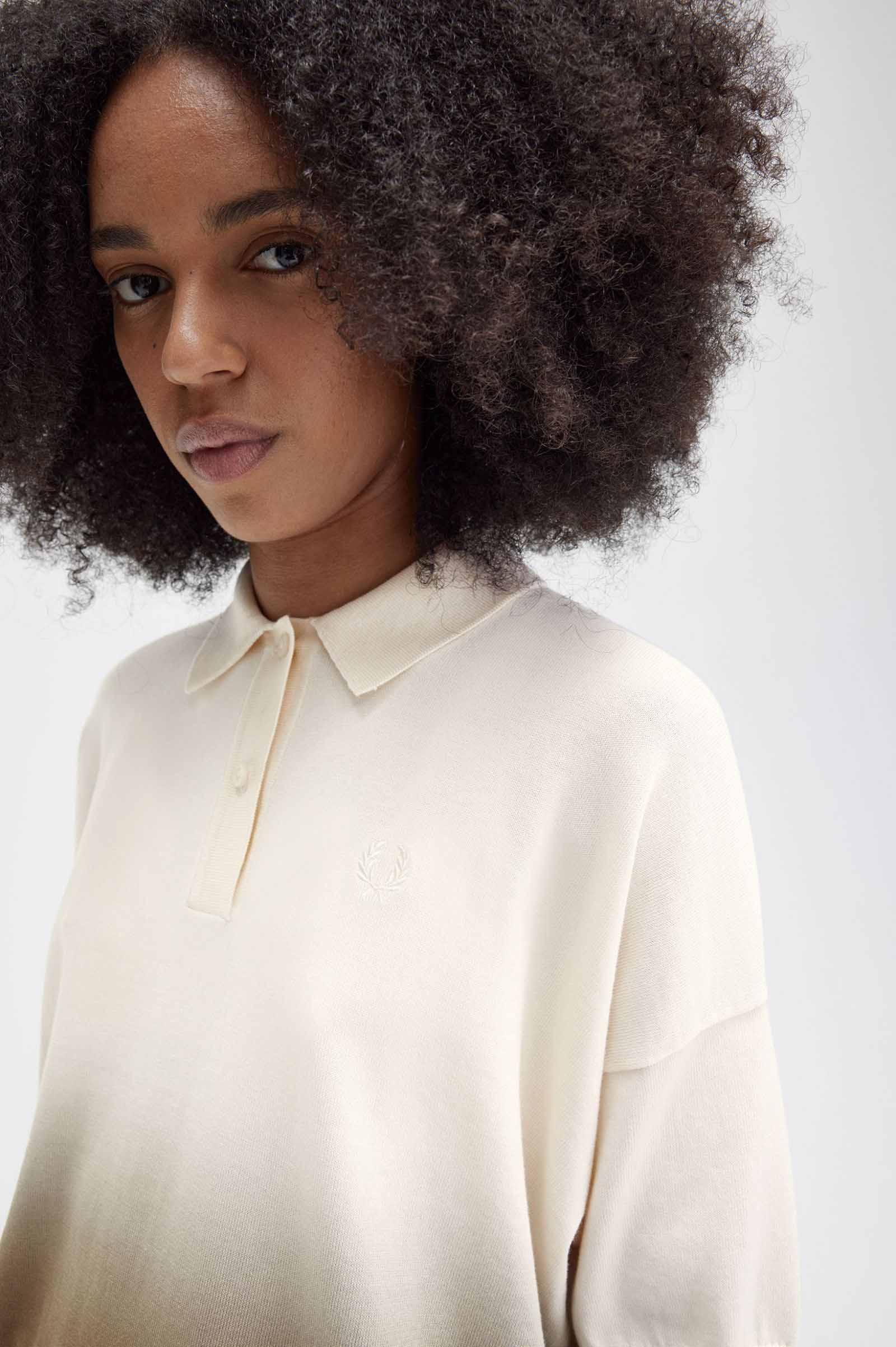 Ombre Knitted Shirt(10 R33：SILKY PEACH): | FRED PERRY JAPAN 