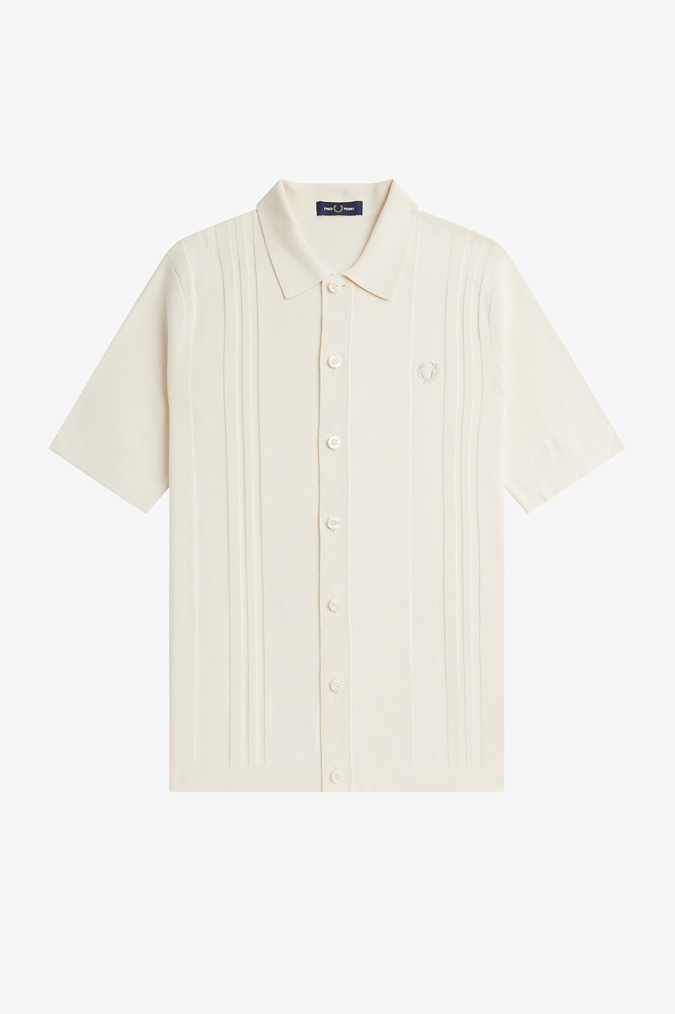Button Through Knitted Shirt(M 560：ECRU): | FRED PERRY JAPAN 