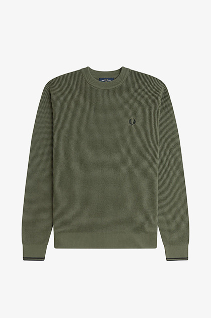 フレッドペリー 長袖ポロシャツ グリーン フレッドペリー FRED PERRY 長袖 ポロシャツ カーキ グリーン S