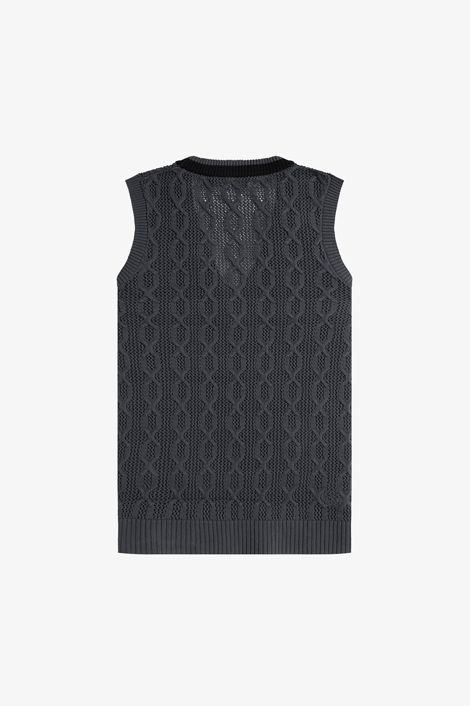 超美品　FRED PERRY / Jacquard Knitted Tank Fred Perry Jacquard Knitted Tanktop | Sky Blue