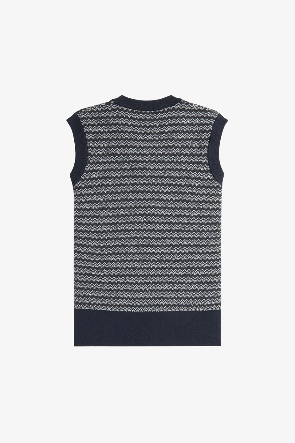 フレッドペリー 90s ウール 100% ニットベスト ブラック Classic V Neck Jumper(S 198：BLACK): | FRED PERRY JAPAN