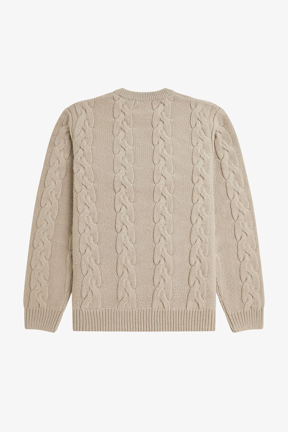 Chunky Cable Knit Jumper Z19:WARM OAT S