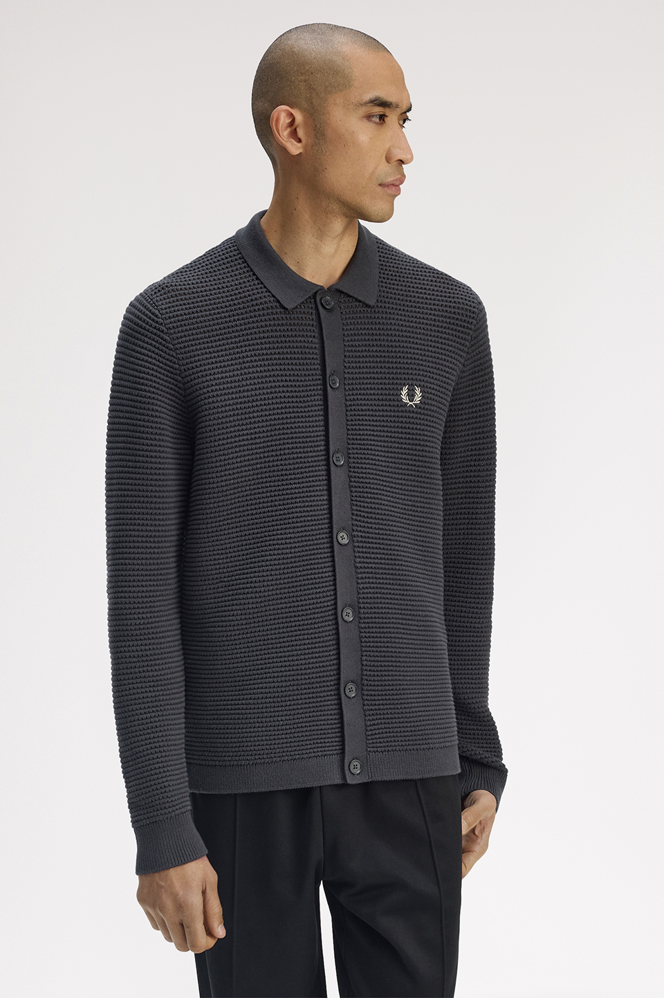 Pointelle Button Through Cardigan