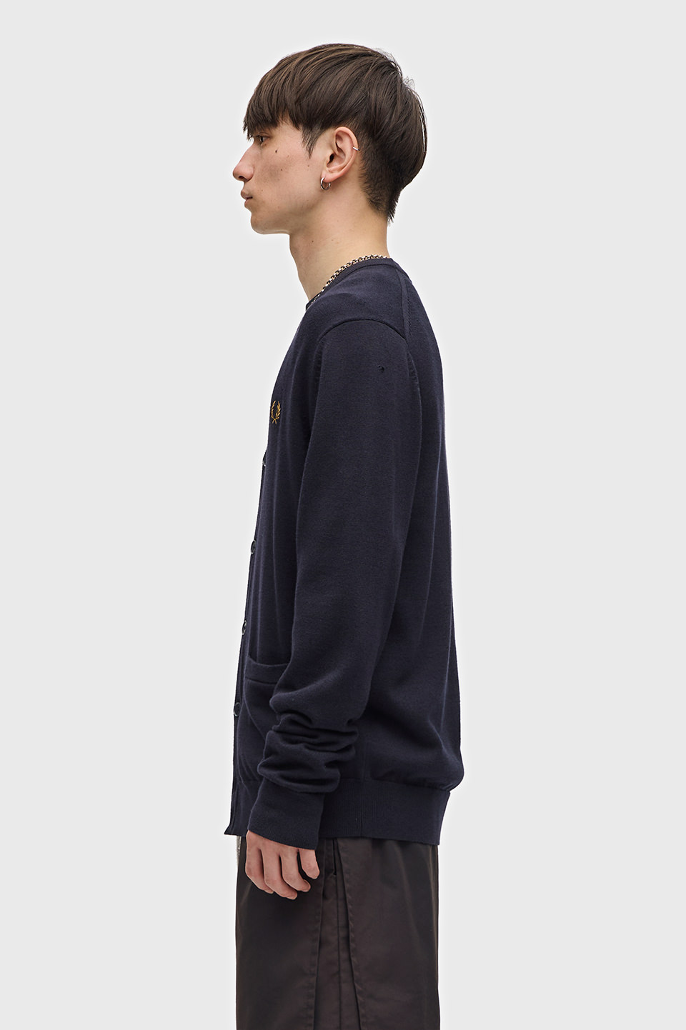 Classic Cardigan(S 795：NAVY): | FRED PERRY JAPAN | フレッドペリー ...