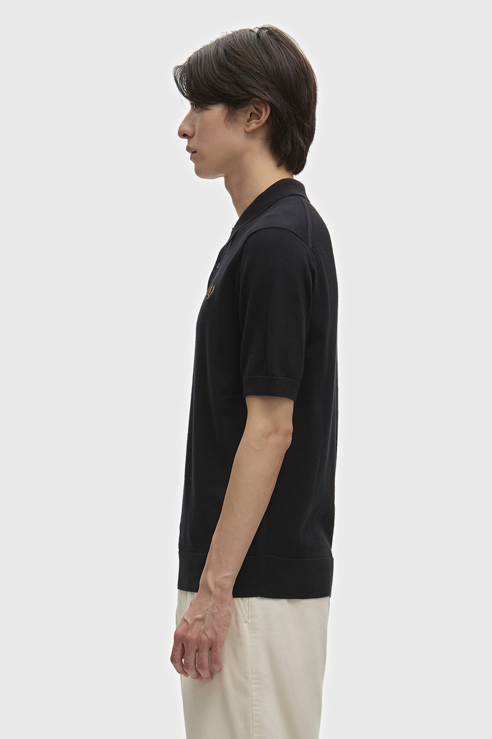 Cotton Knitted Polo Shirt(S 198：BLACK): | FRED PERRY JAPAN