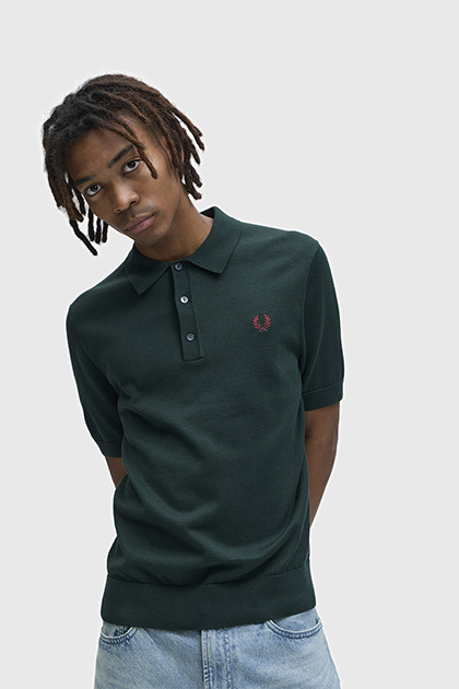 Cotton Knitted Polo Shirt