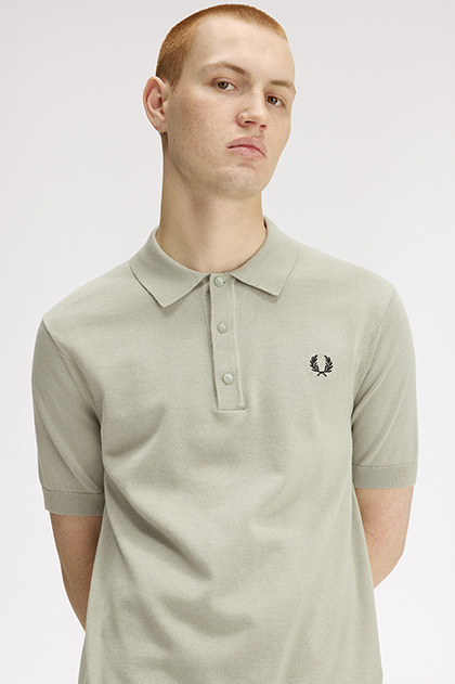 Cotton Knitted Polo Shirt