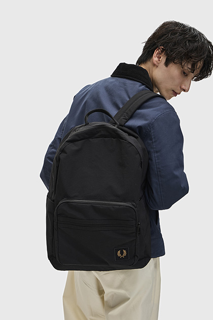 Nylon Badge Backpack