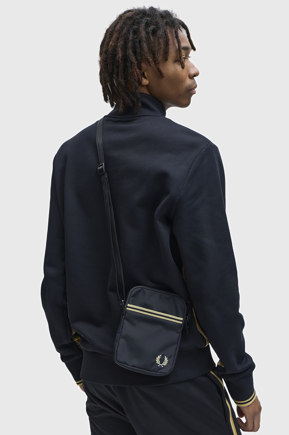 Tipped Tape Small Side Bag 102:BLACK 1SZ