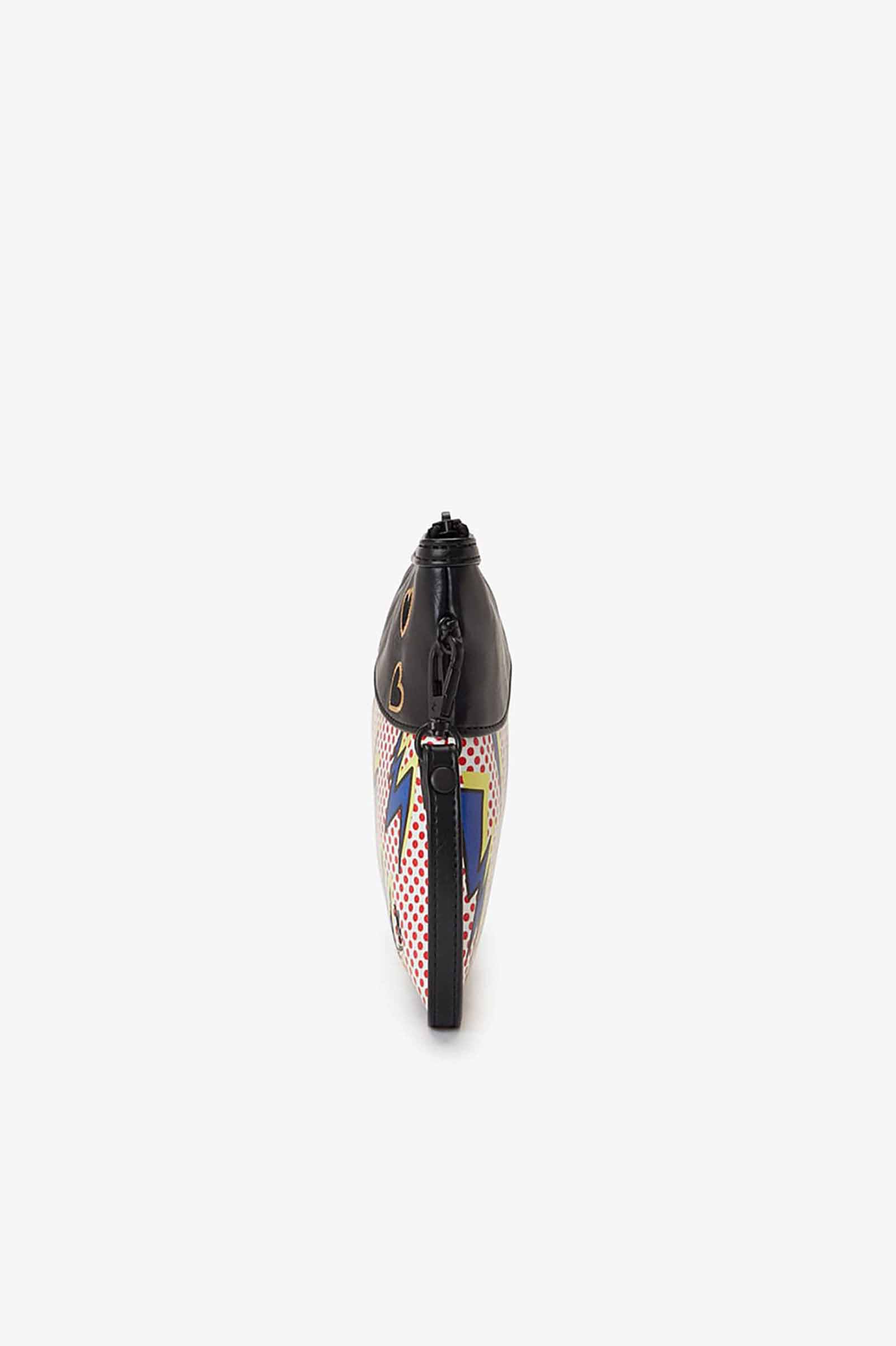 Amy Winehouse Lightning Print Side Bag(1SZ 186：BLACK