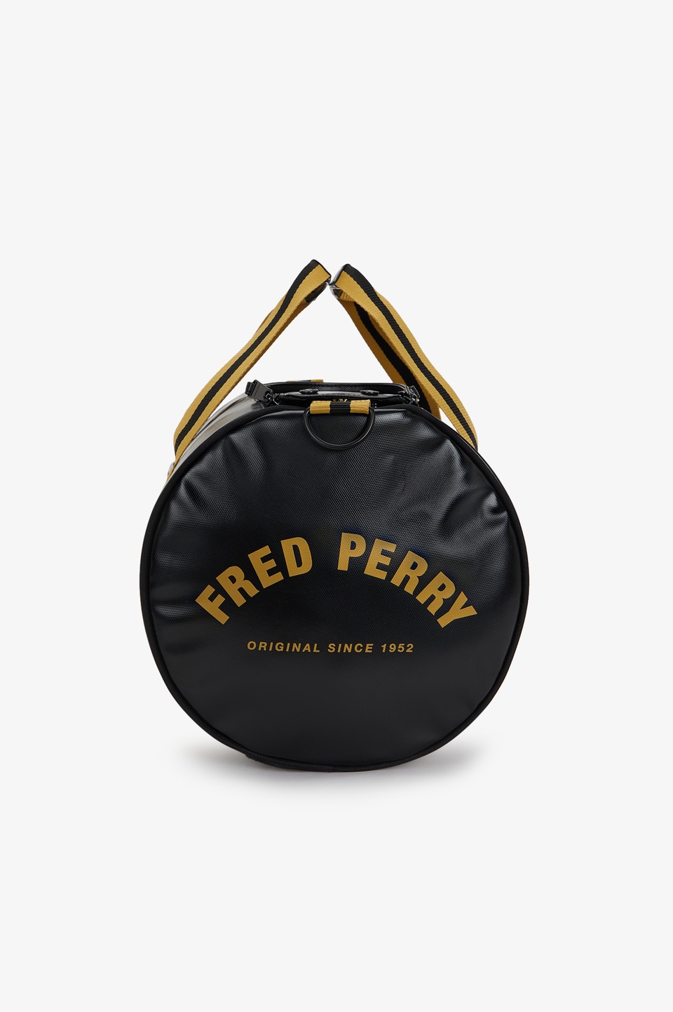 Tipped Classic Barrel Bag(1SZ 774：BLACK / GOLD): | FRED PERRY