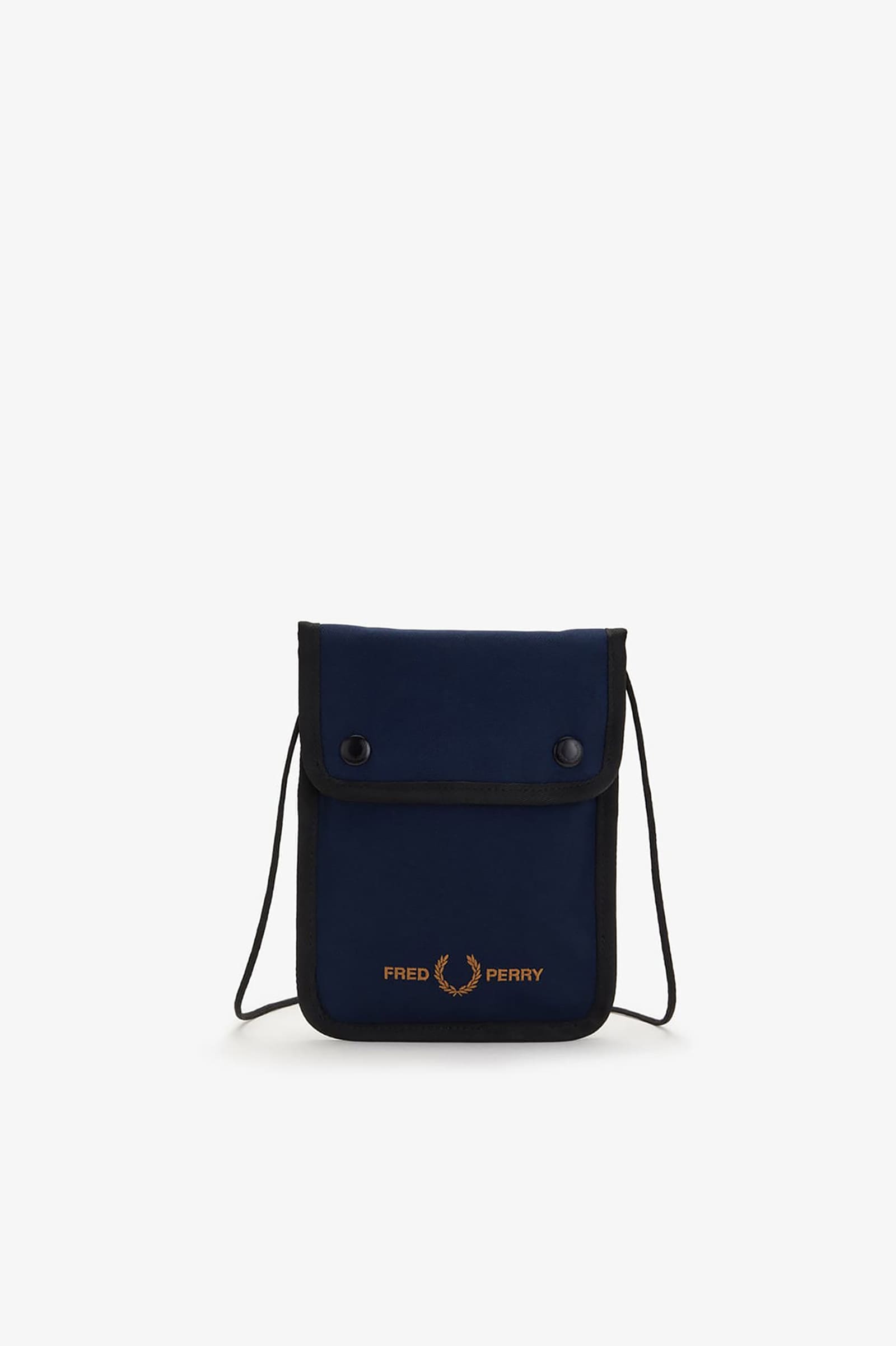 Branded Pouch(1SZ 266:CARBON BLUE): | FRED PERRY JAPAN | フレッド Branded Pouch(1SZ 266:CARBON BLUE): | FRED PERRY JAPAN | フレッド