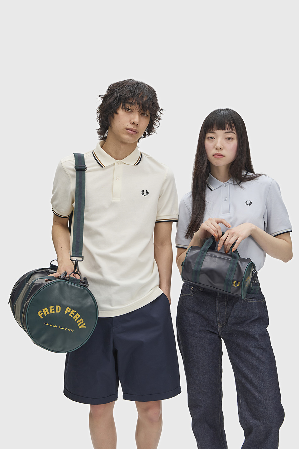 Classic Barrel Bag 83A:NAVY / GRASSROOTS 1SZ