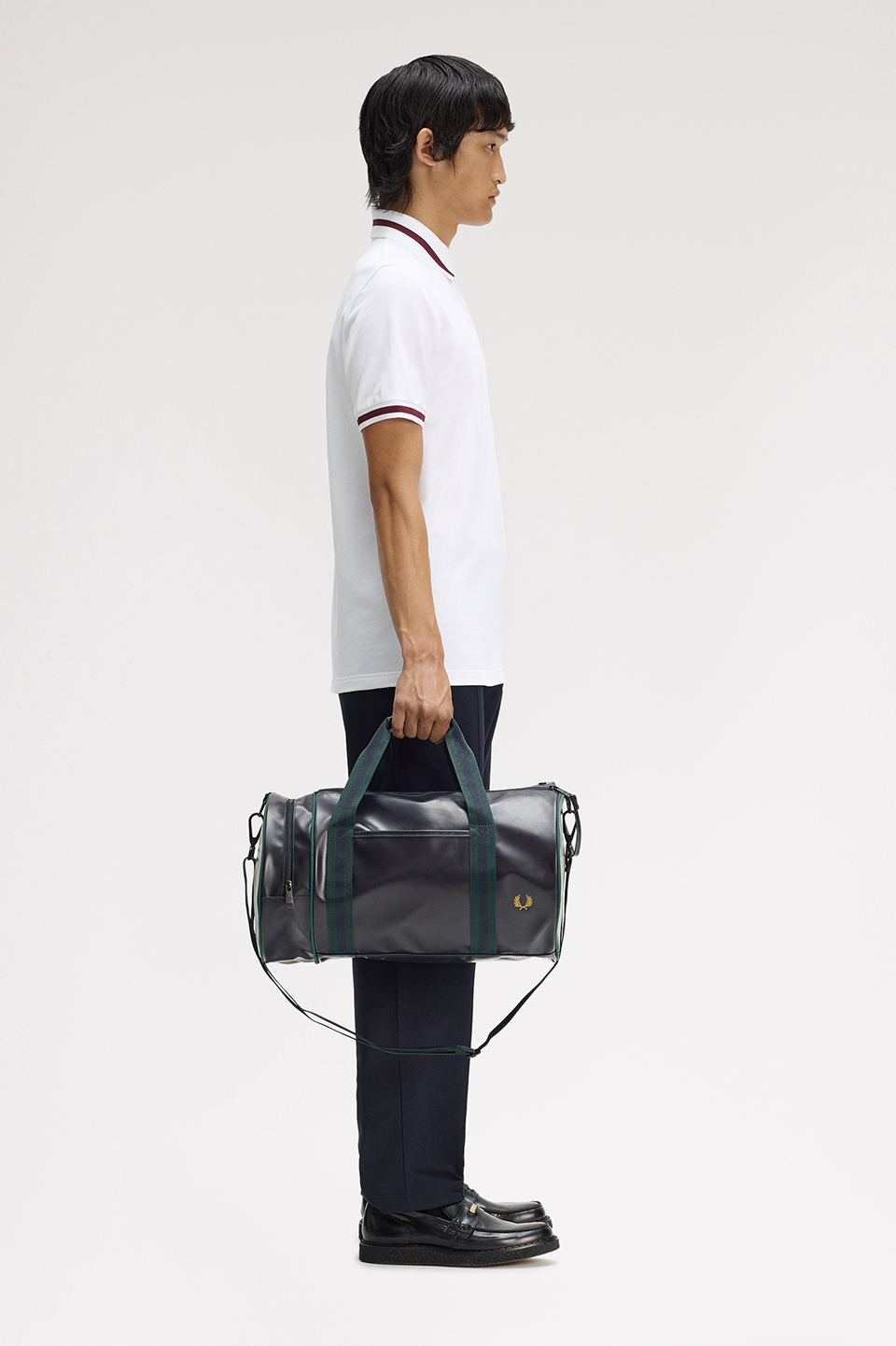 Classic Barrel Bag 83A:NAVY / GRASSROOTS 1SZ
