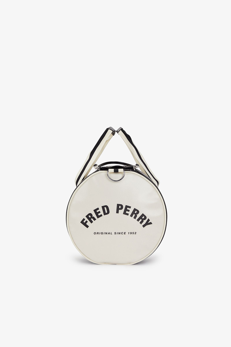 Classic Barrel Bag(1SZ D57:BLACK / ECRU): | FRED PERRY Classic Barrel Bag(1SZ D57:BLACK / ECRU): | FRED PERRY