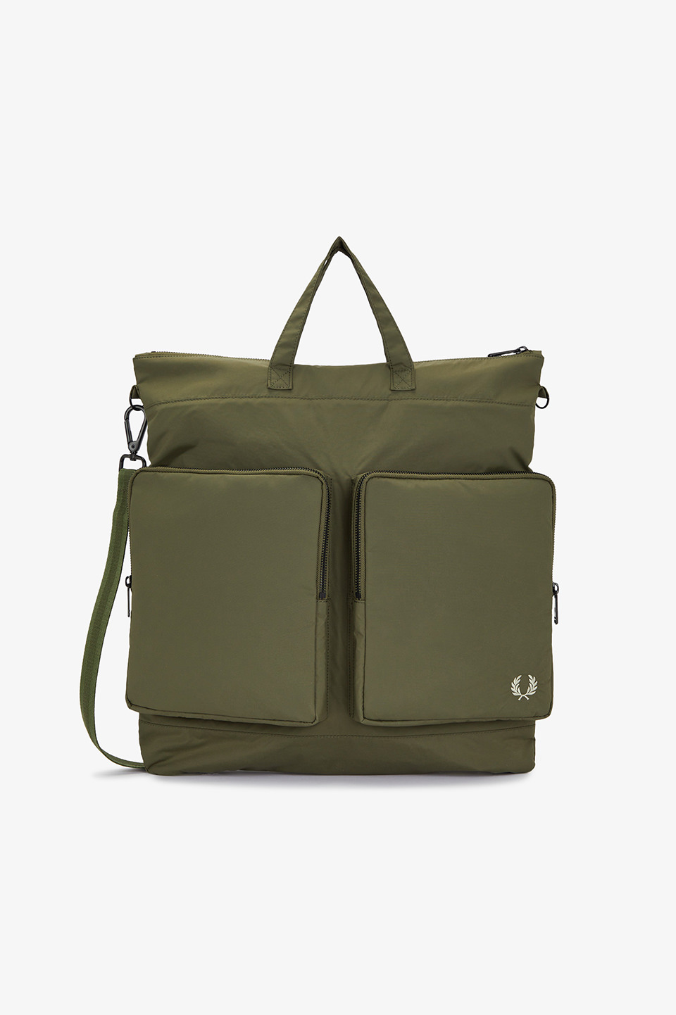 Nylon helmet top bag