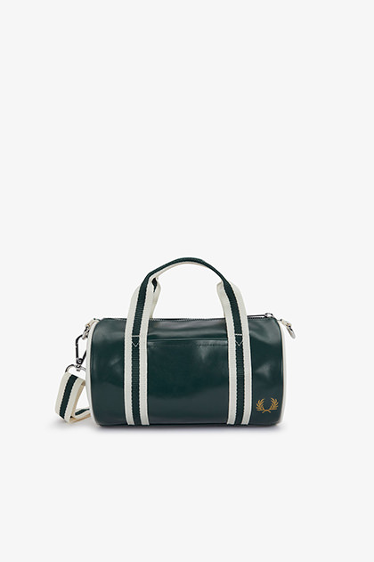 Classic Mini Barrel Bag(1SZ D57：BLACK／ECRU): | FRED PERRY JAPAN