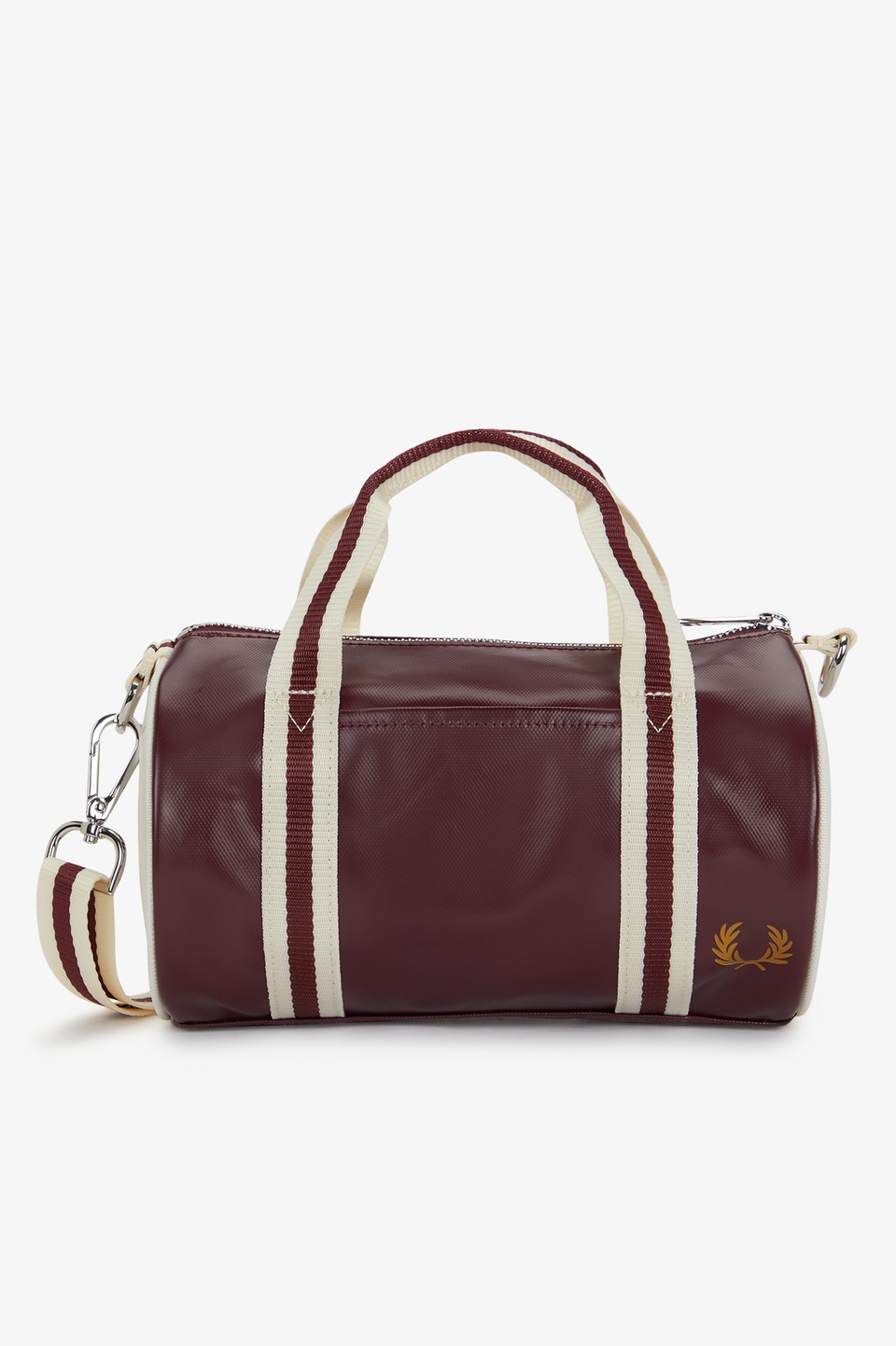 Classic Mini Barrel Bag R82:OX BLOOD / ECRU 1SZ