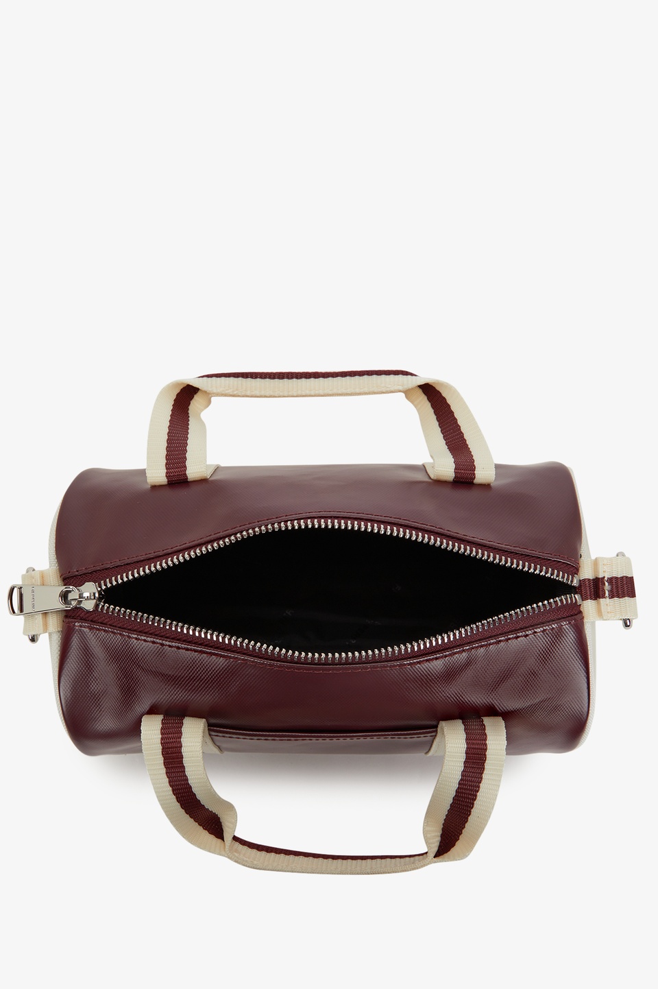 Classic Mini Barrel Bag R82:OX BLOOD / ECRU 1SZ