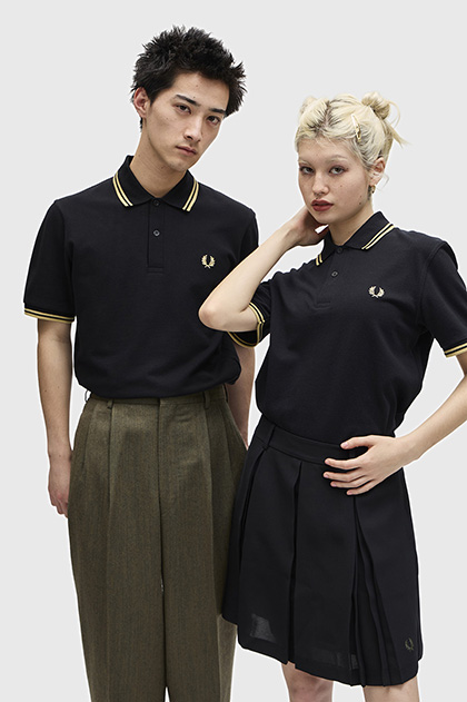 【激レアコラボ】FREDPERRY アートカムズファースト ポロシャツ ライン