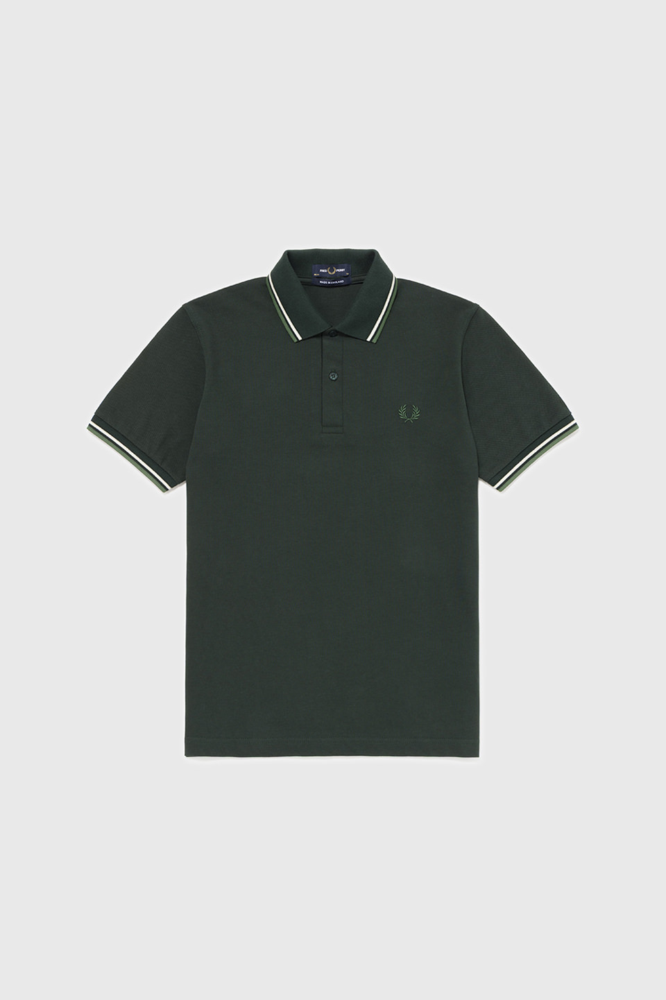 The Fred Perry Shirt - M12 94C:GRSRTS/TLWT/A 36
