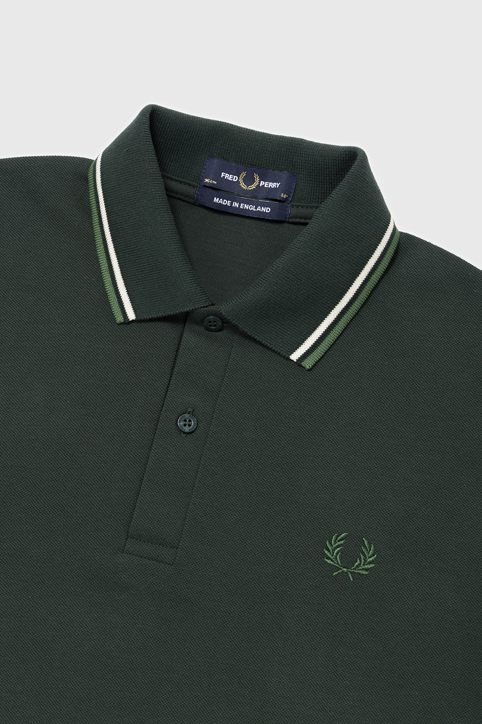 The Fred Perry Shirt - M12 94C:GRSRTS/TLWT/A 36