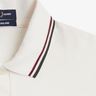The Fred Perry Shirt - M12(36 120：WHITE / ICE / MAROON