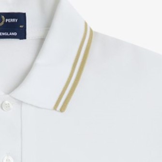 The Fred Perry Shirt - M12(36 120：WHITE / ICE / MAROON