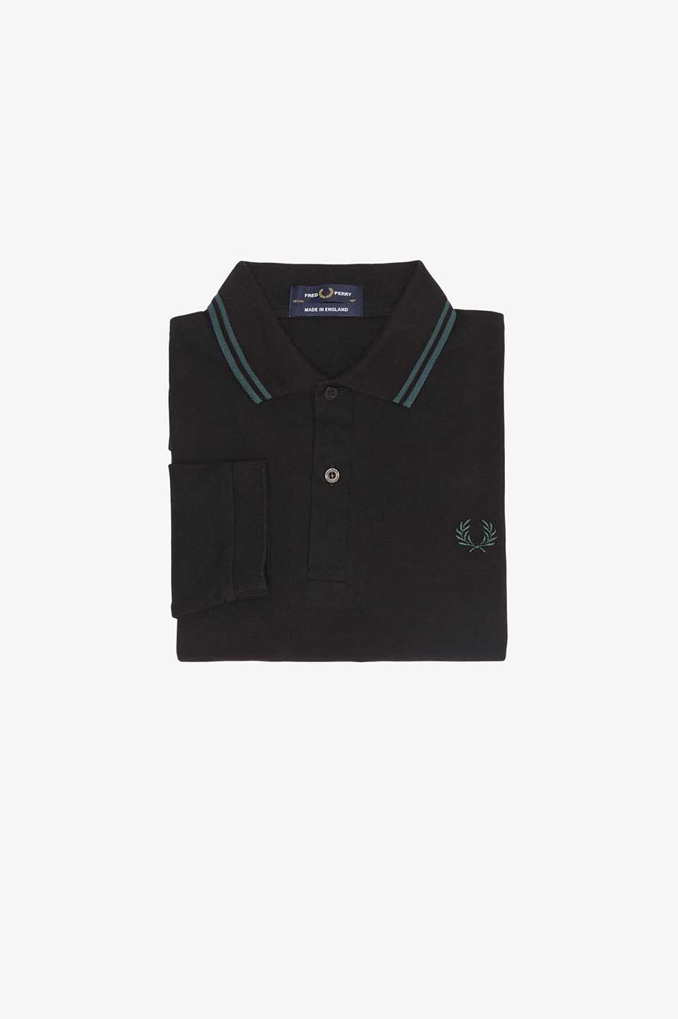 The Fred Perry Shirt - M1212(38 L55:BLACK / BLUE / BLUE): | FRED