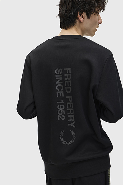 Bold Branding Crew Neck Sweatshirt