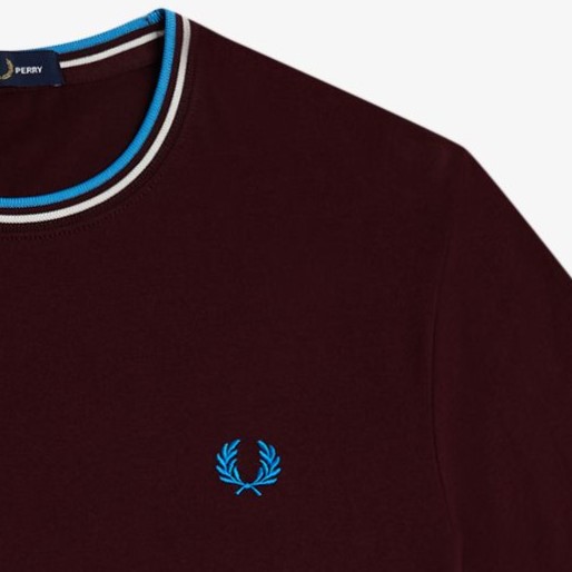 Z63：OX BLOOD / ECRU / COURT BLUE