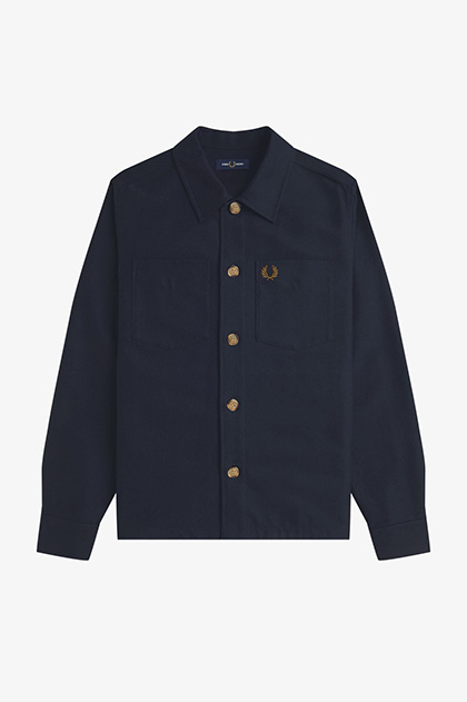 新品タグ付き　フレッドペリー　ネイビー ポロシャツ ストライプ襟　サイズ38 FRED PERRY フレッドペリー ストライプ ポケット ディテール