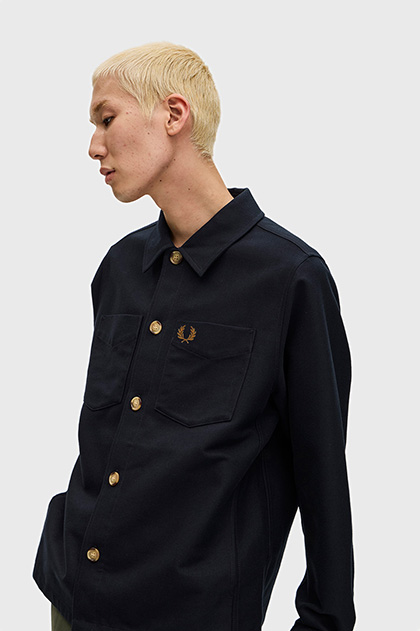 Brushed Twill Overshirt