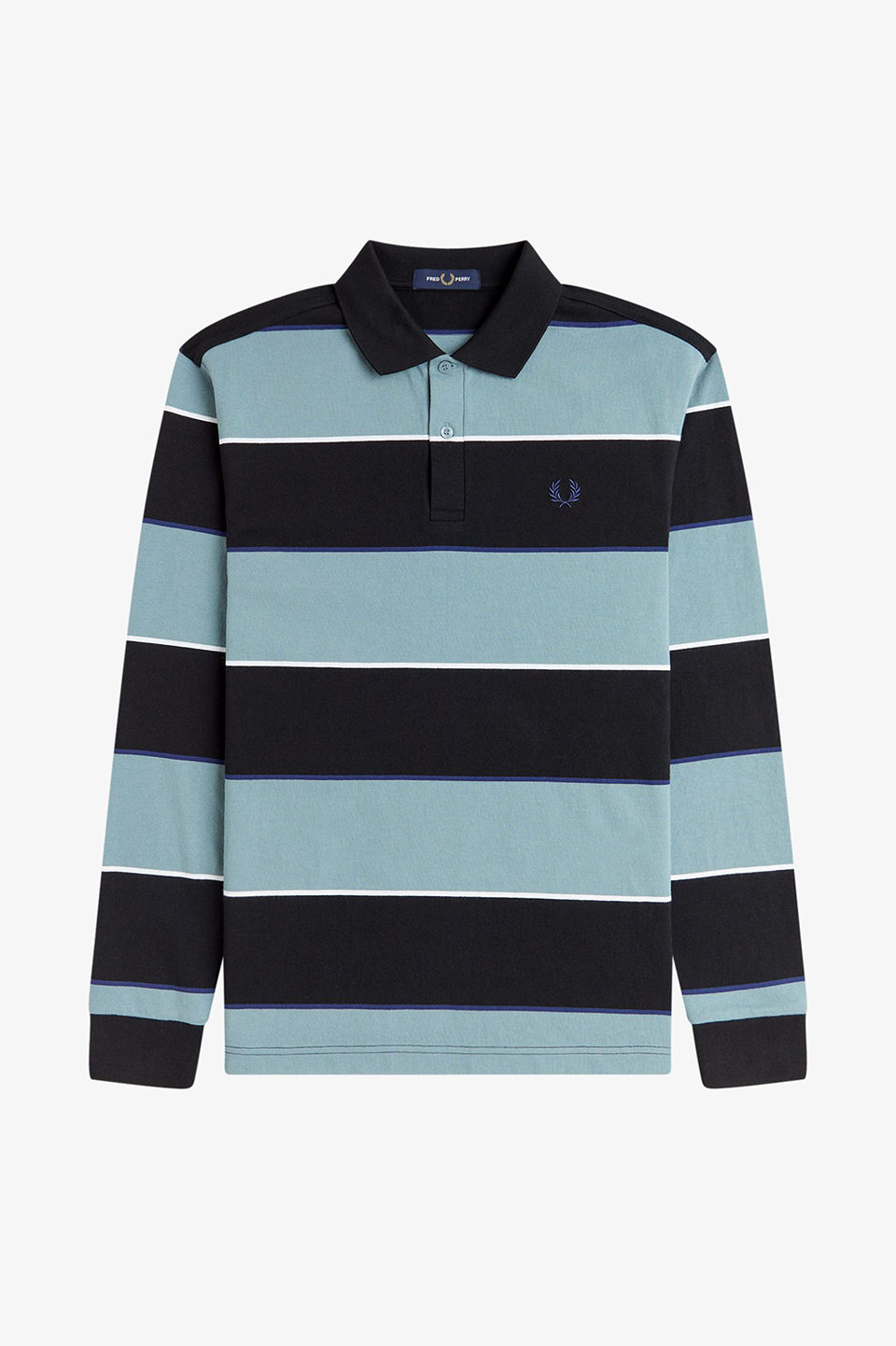 Heavyweight Jersey Striped Polo Shirt