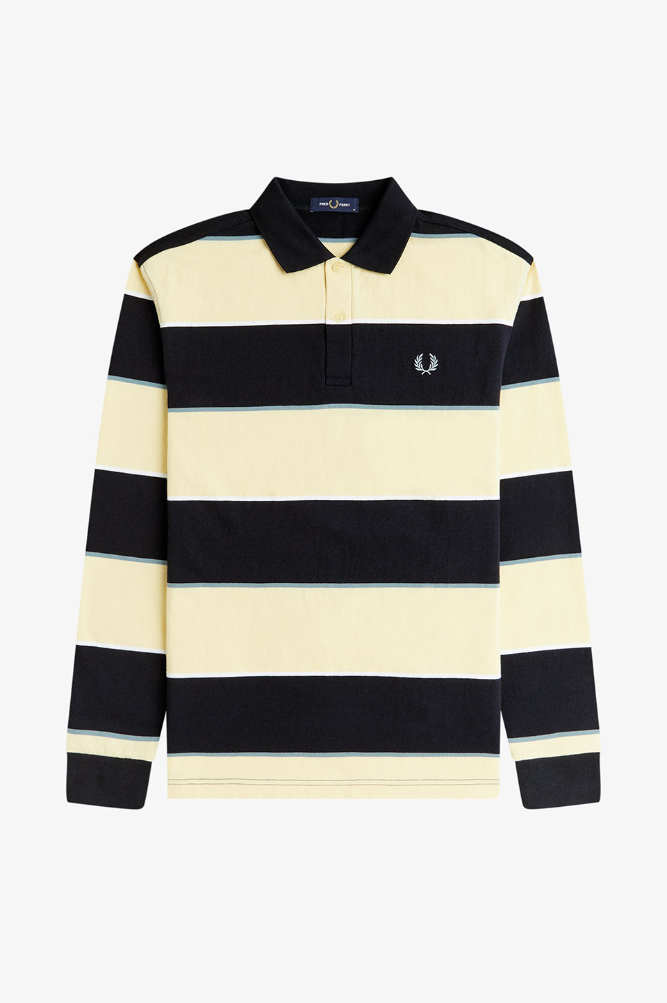 Heavyweight Jersey Striped Polo Shirt