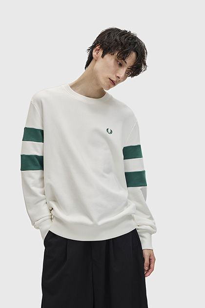 フレッドペリー　スウェット　新品 FRED PERRY トレーナー スウェット Half Zip Sweatshirt