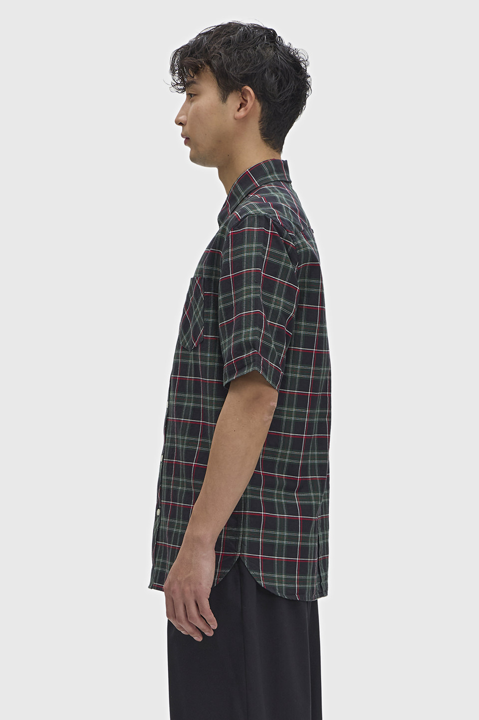 Fred Perry Tartan Short Sleeve Shirt(S Z89：FRED PERRY TARTAN