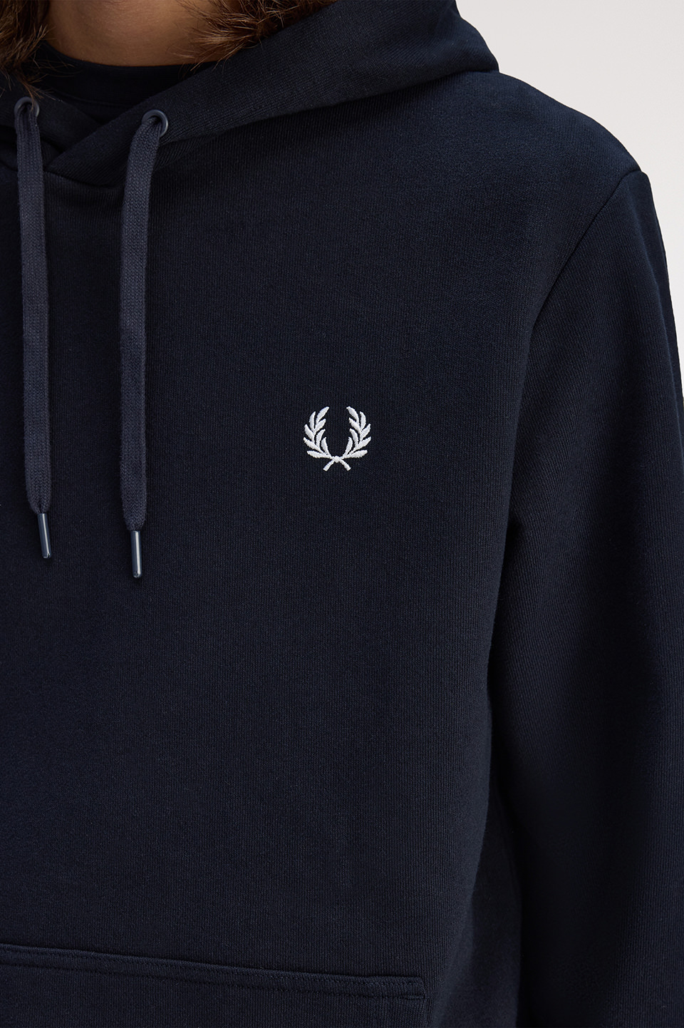 Monogram Hooded Sweatshirt(M 795：NAVY): | FRED PERRY JAPAN