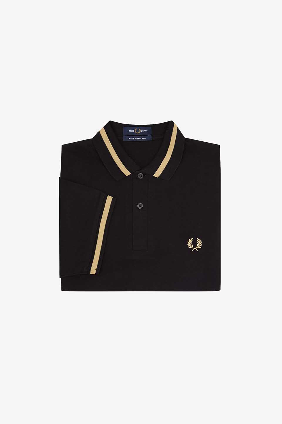 SINGLE TIPPED FRED PERRY SHIRT(36 BLACK／CHAM): | FRED PERRY JAPAN 