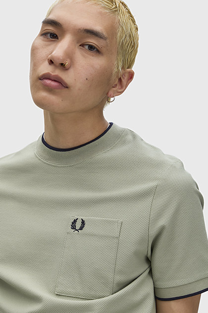 フレッドペリー　アースカラー　グリーン　ポルトガル　ショルダーライン　サイズ10 カラー/グリーン | FRED PERRY JAPAN | フレッドペリー日本公式サイト