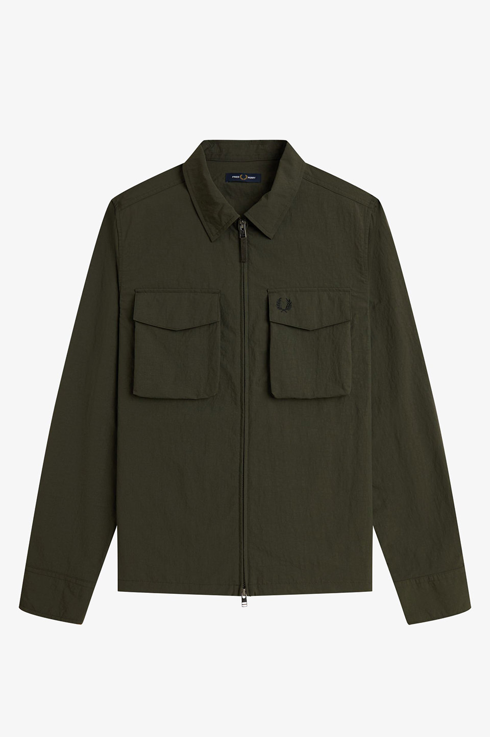 Ripstop Pocket Overshirt(S 408：HUNTING GREEN): | FRED PERRY JAPAN