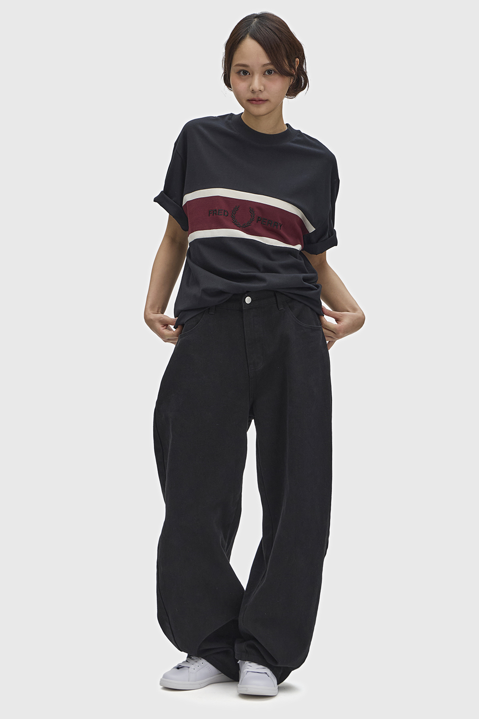 限定フレッドペリー新品未使用 Fred Perry フレッドペリー Tシャツ 訳あり アウトレット 爆買 : 5445