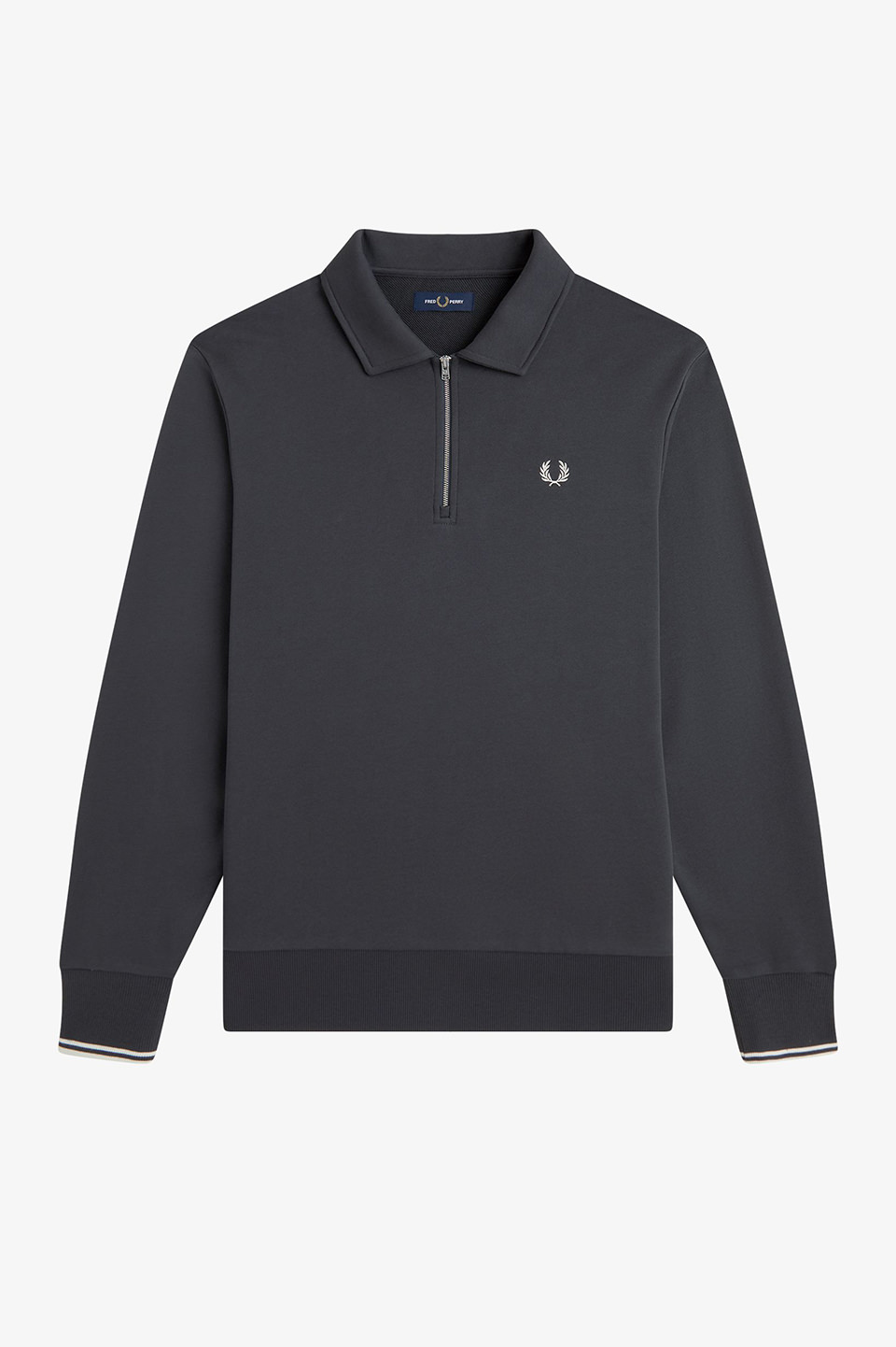 Half Zip Collared Sweatshirt