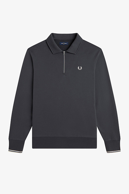 FRED PERRY ポロシャツ　グレー デッサン Dessin FRED PERRY ポロシャツ （チャコールグレー(014