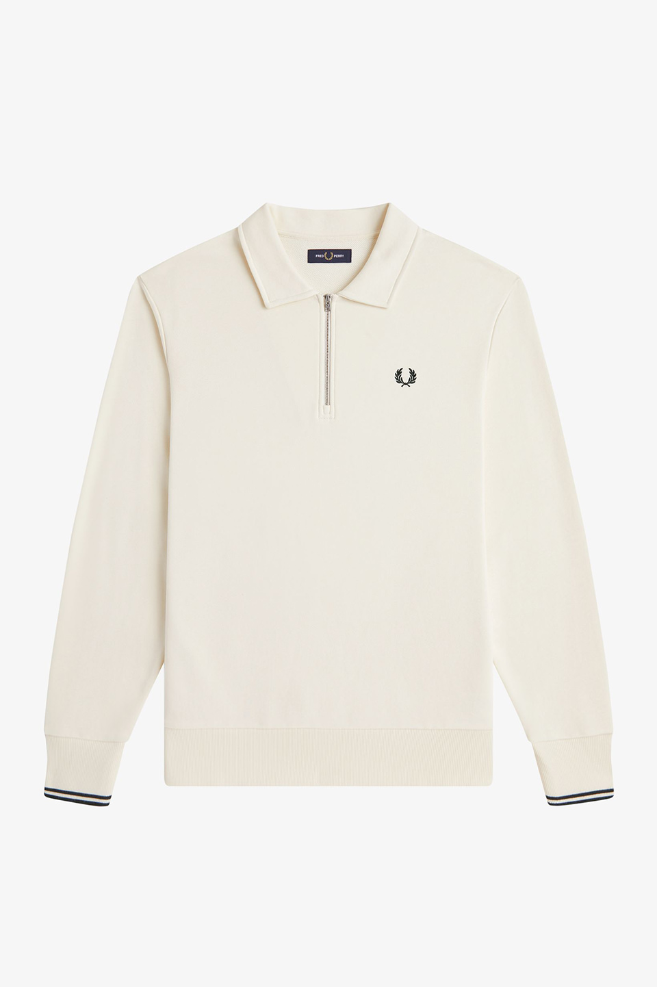 Half Zip Collared Sweatshirt