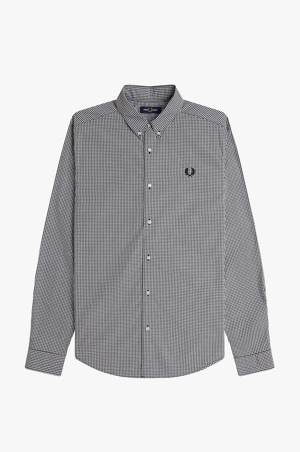 Micro Gingham Shirt(S 102：BLACK): | FRED PERRY JAPAN | フレッド