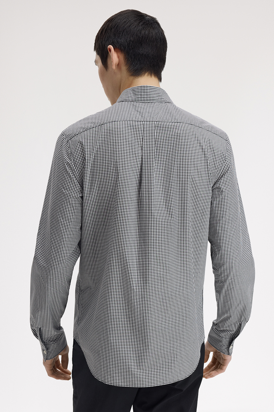 Micro Gingham Shirt(S 102：BLACK): | FRED PERRY JAPAN | フレッド